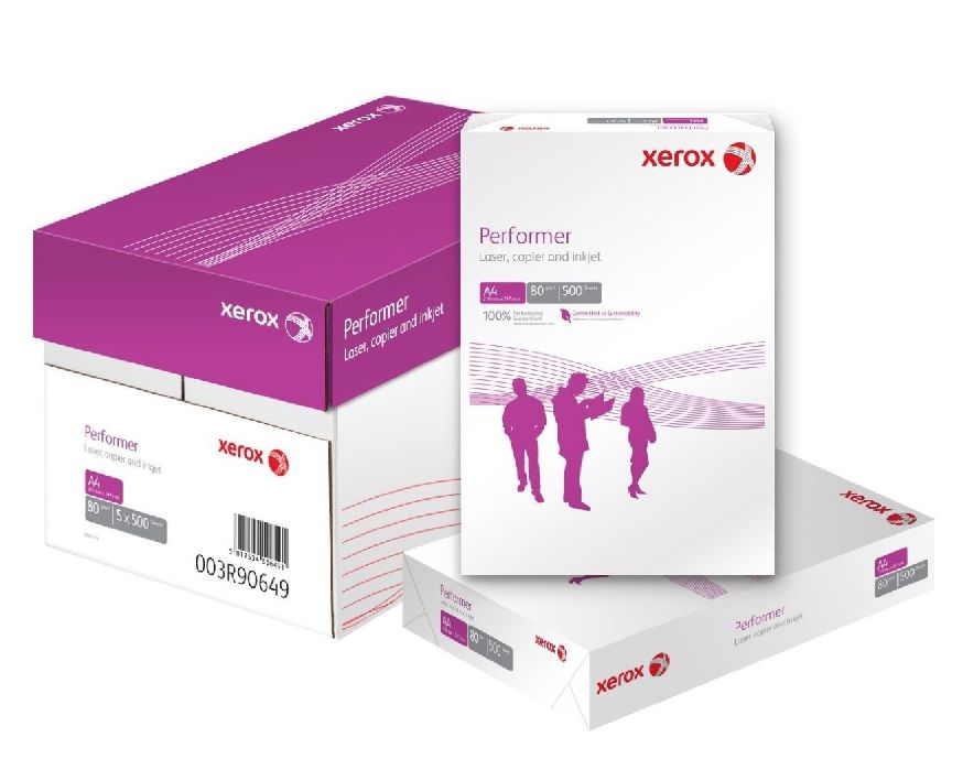 PAPEL XEROX BOND BLANCO CARTA, OFICIO.